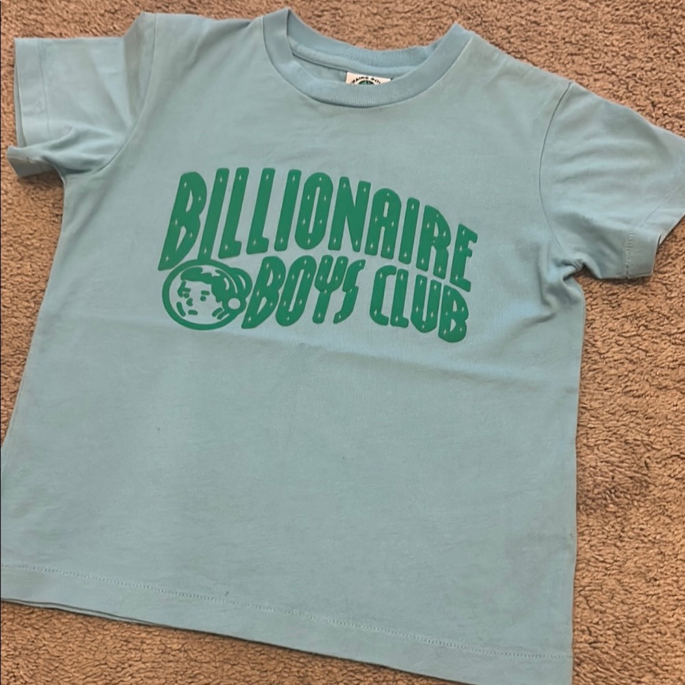 Billionaire Boys Club Blue and Green Short Sleeve Tee